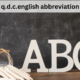 q.d.c.english abbreviation