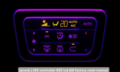 jacuzzi j 365 controller 850 lcd j68 factory reset manual