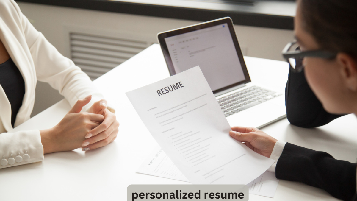 personalized resume