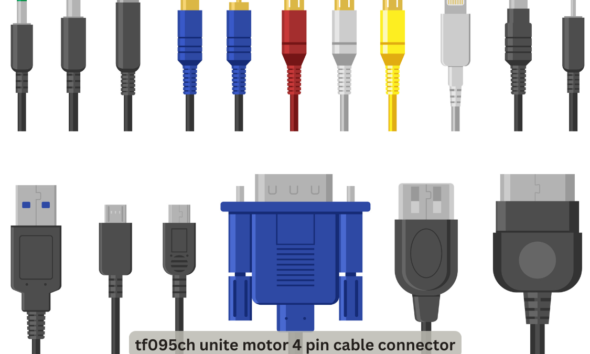 tf095ch unite motor 4 pin cable connector